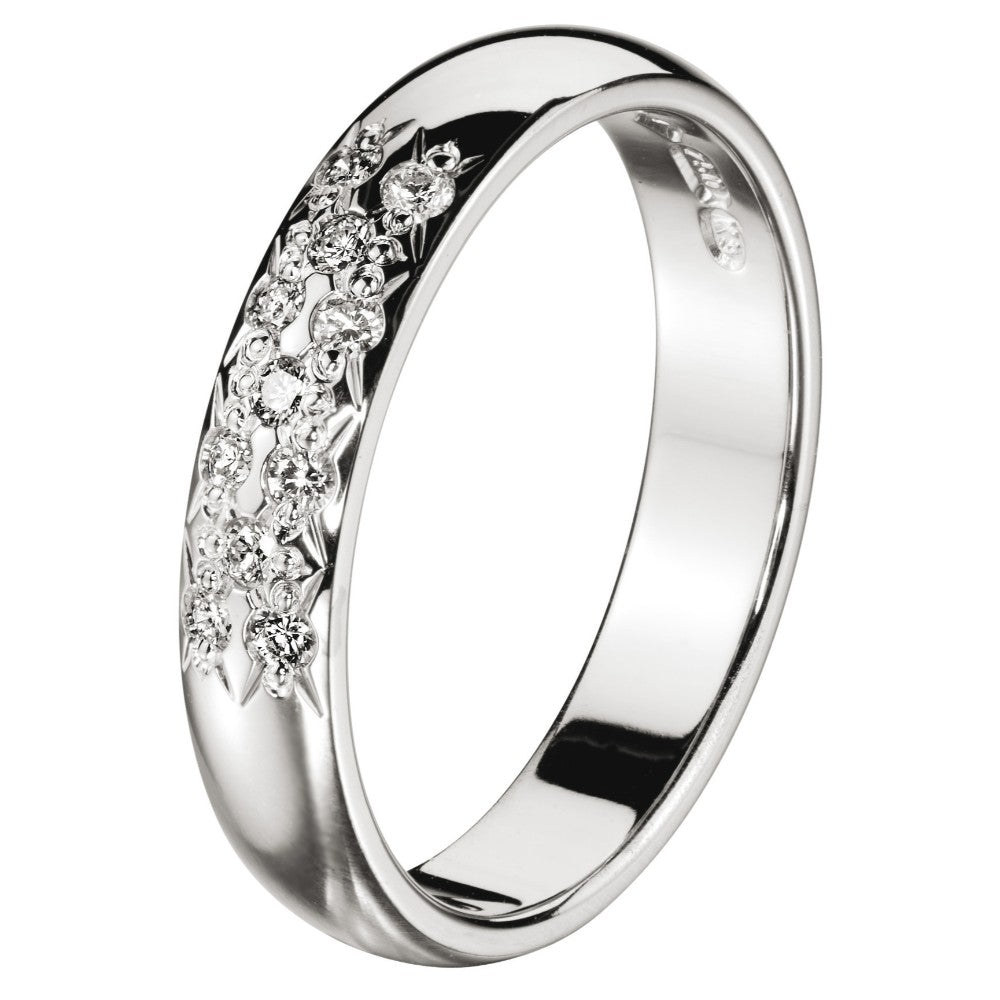 Tillander Black Label valkokultainen 084 vihkisormus