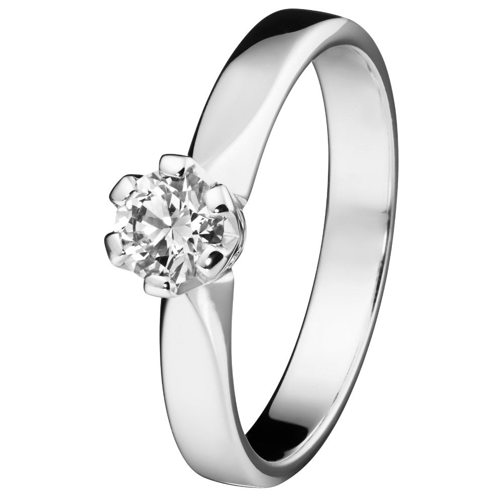 Tillander Black Label valkokultainen Sofia vihkisormus