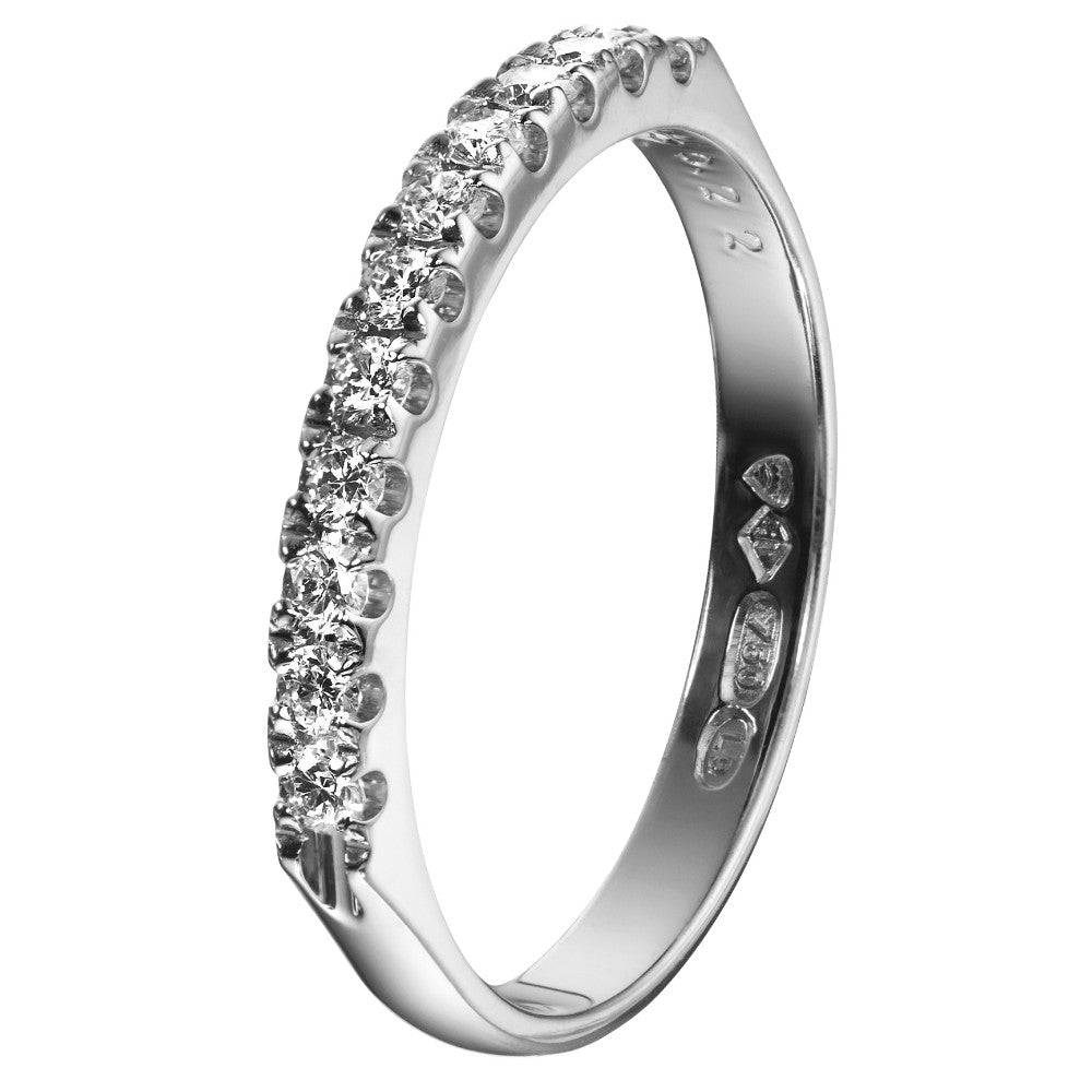 Tillander Black Label valkokultainen 494 vihkisormus