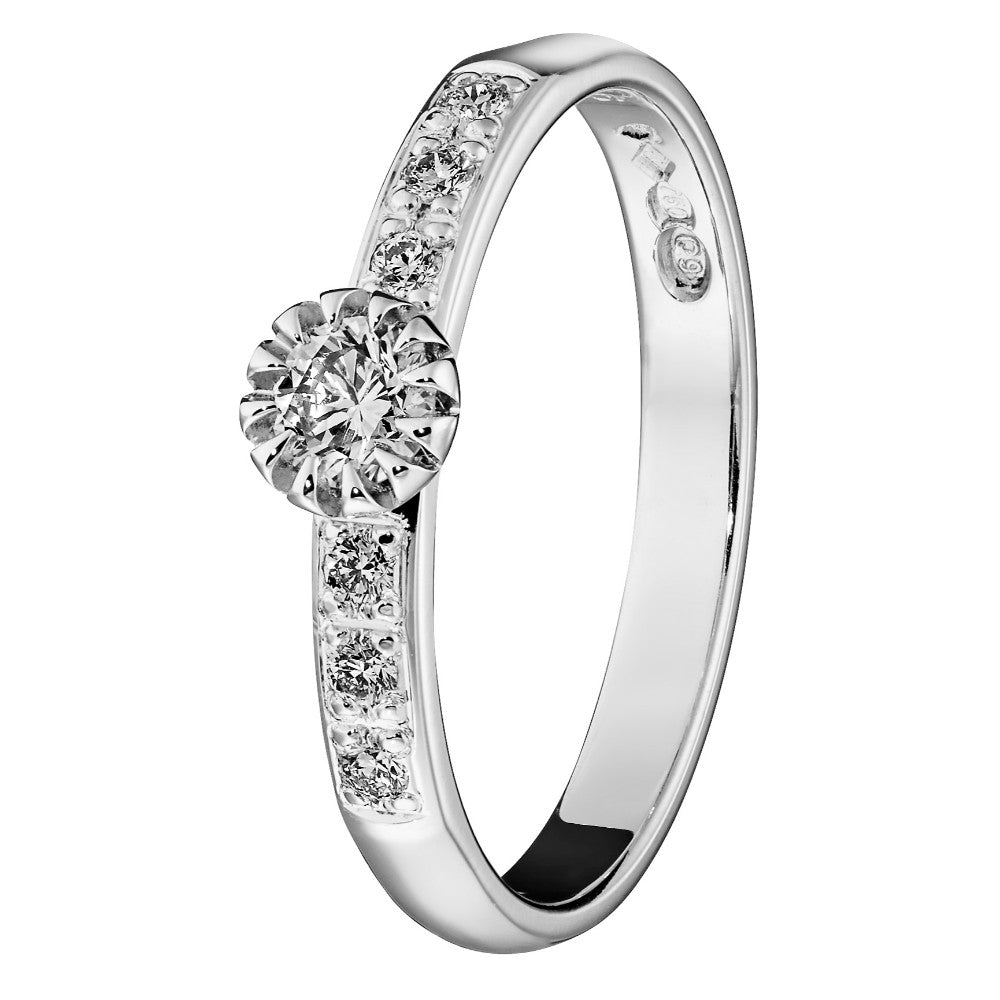 Tillander Black Label valkokultainen 182 vihkisormus