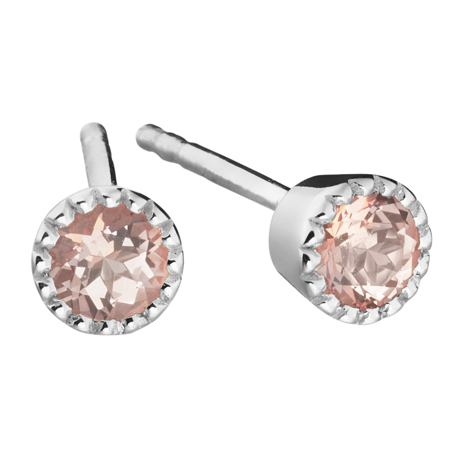RED LABEL MORGANITE EARRINGS