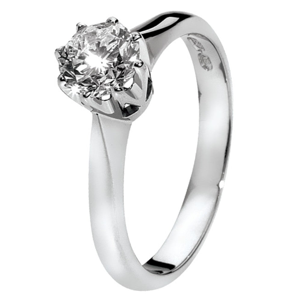 Tillander Black Label valkokultainen 513 vihkisormus