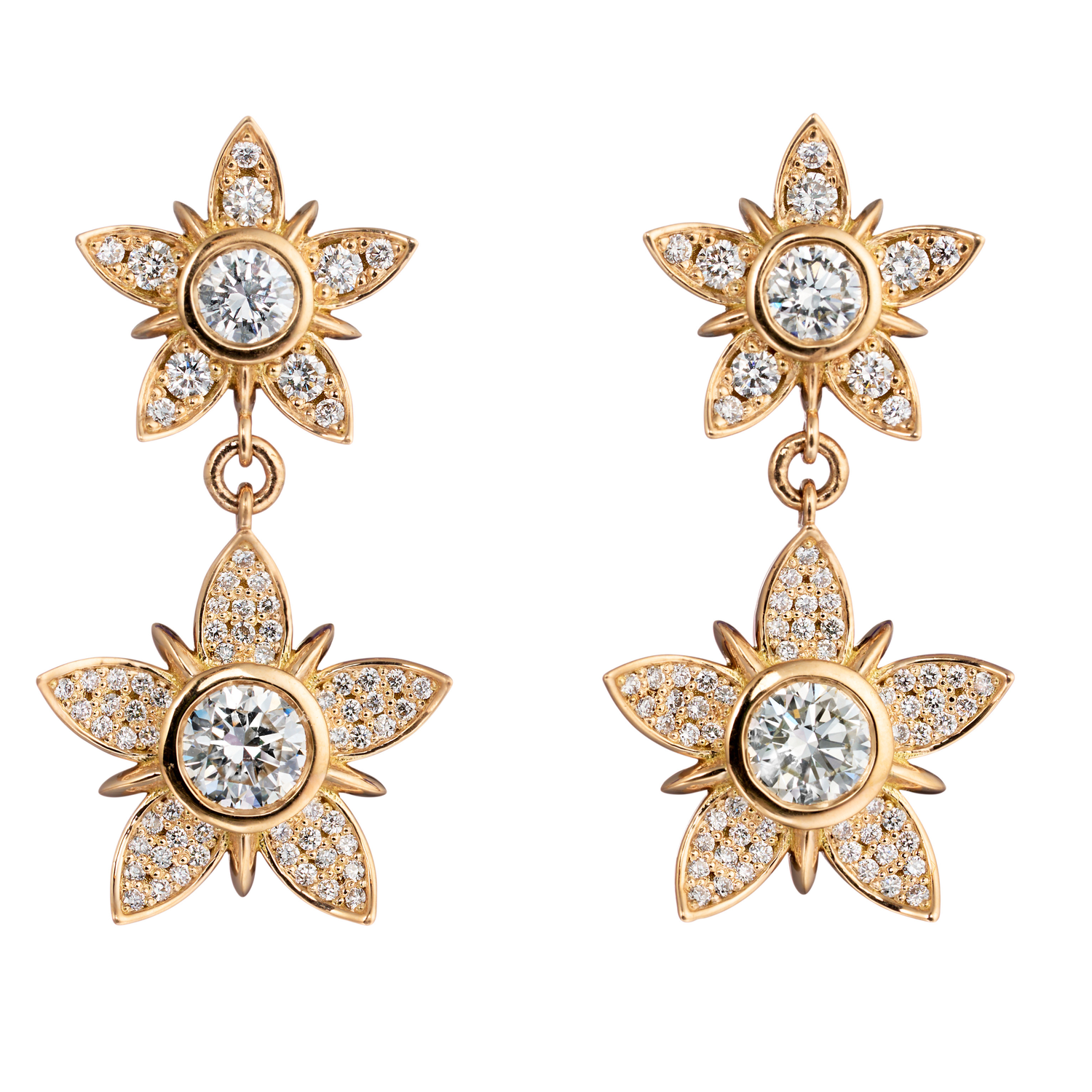 Black Label Windflower korvakorut (2 osaa)